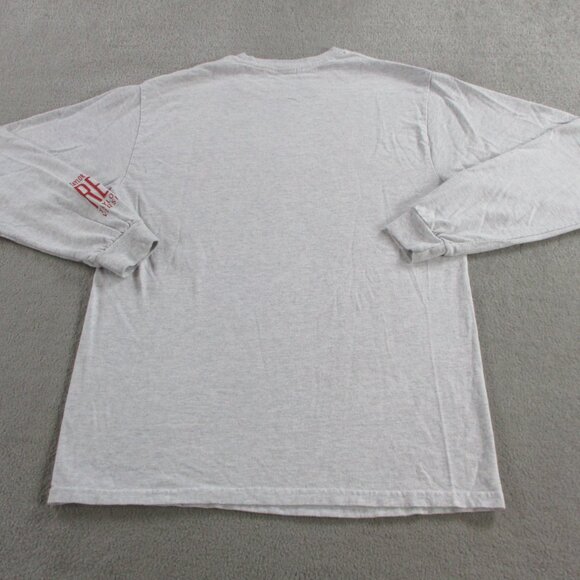 Taylor Swift Shirt Adult Medium Gray Red Eras Tour Graphic Print Long Sleeve - Picture 3 of 9